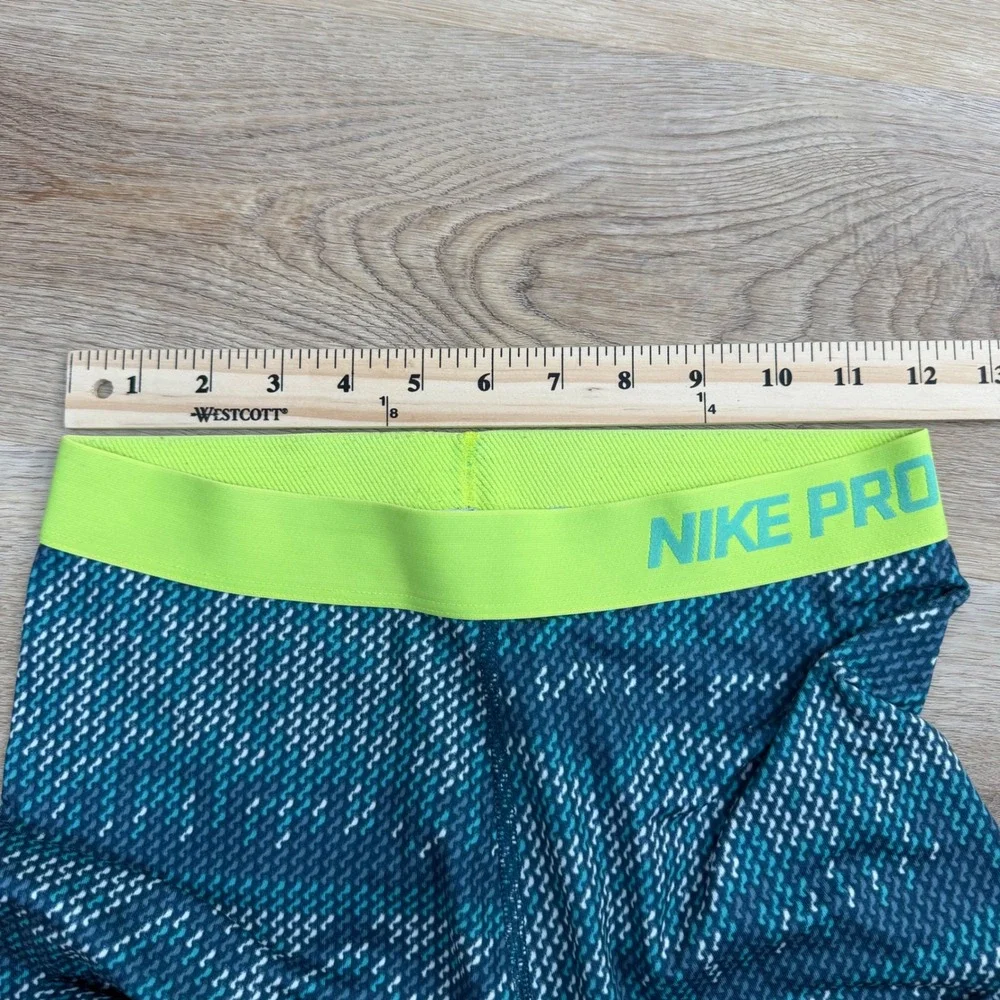 Nike Pro Dri-FIT Geometric Pattern Leggings Women M